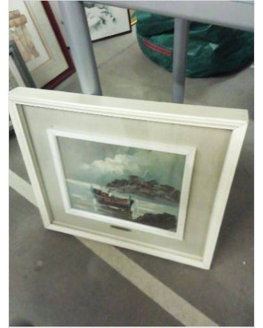 PEINTURE SOUS VERRE BERTHE