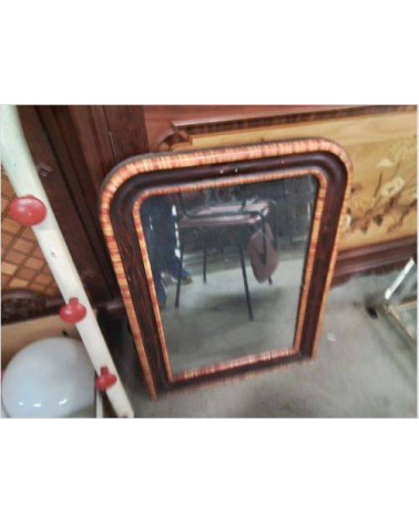 MIROIR ANCIEN PEINT 