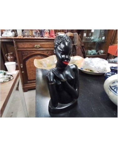 STATUE FEMME NOIRE 
