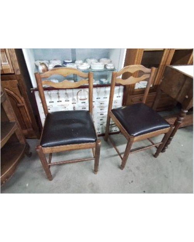 PAIRE DE CHAISES VINTAGE 
