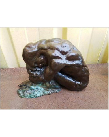 STATUE HOMME BRONZE BILL BATIC