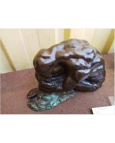 STATUE HOMME BRONZE BILL BATIC