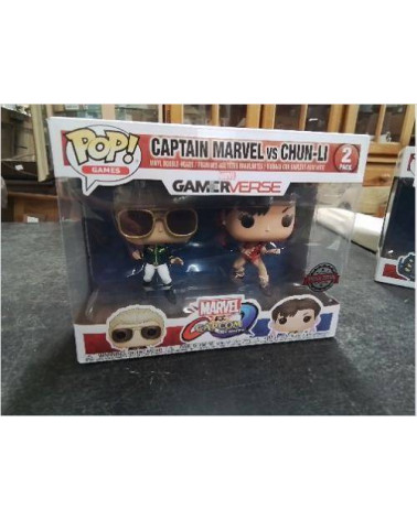 POP CAPTAIN MARVEL VS CHUN LI 