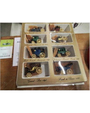 LOT DE 8 VOITURES LES VOITURES DE POSTE 1800 