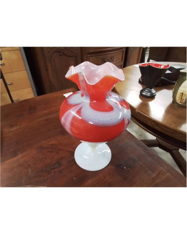 VASE VERRE OPALINE 