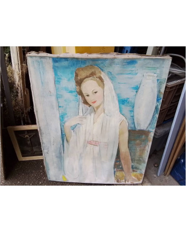 HUILE SUR TOILE FEMME 