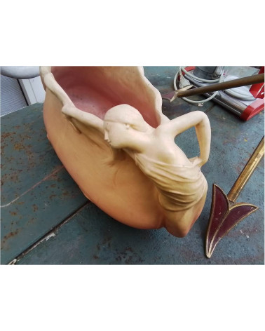 JARDINIÈRE ART NOUVEAU FENDUE 