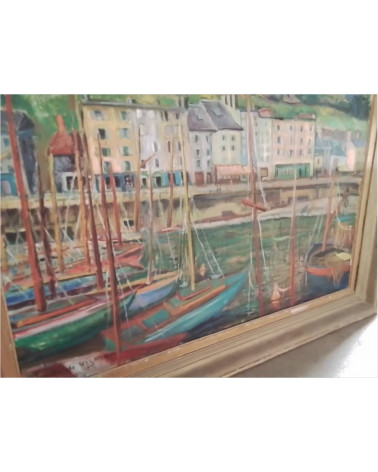 PEINTURE PORT DENISE DE VISME PORY DE GRANDVILLE