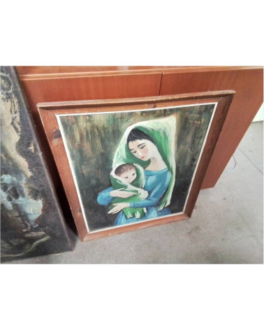 PEINTURE FEMME A L’ENFANT 
