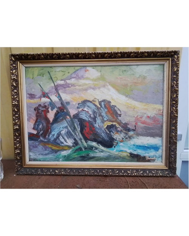 PEINTURE NAUFRAGE 