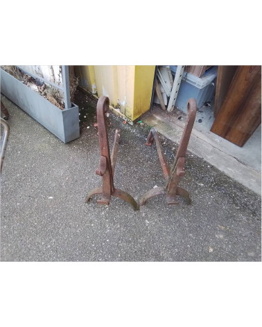 PAIRE DE CHENETS 