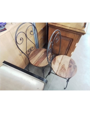 PAIRE DE CHAISES 