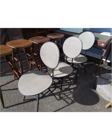 LOT DE 3 CHAISES VINTAGE 