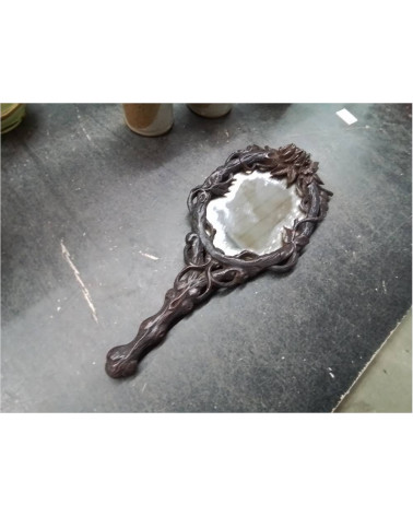 FACE A MAIN ANCIEN BOIS SCULPTE ANCIEN 