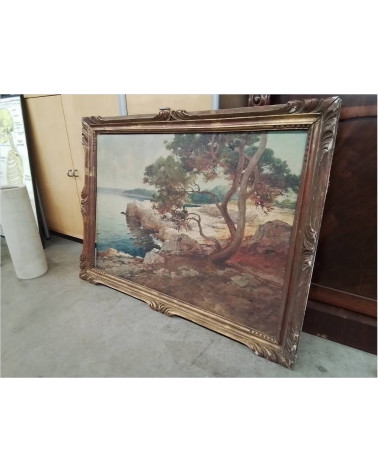 PEINTURE BORD DE MER CAP D’ANTIBES FERNAND DESAIRE 1885/1958