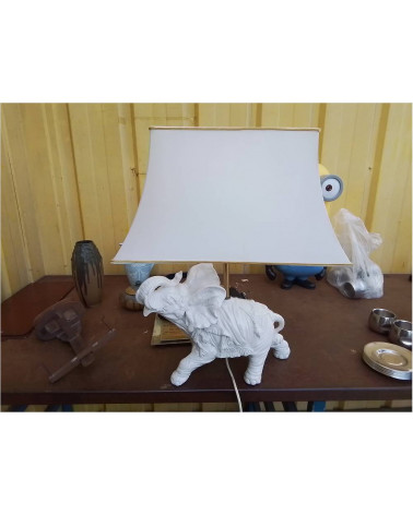 LAMPE STATUE ELEPHANT ANN80 