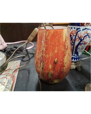 LAMPE MODERNE PATE DE VERRE 