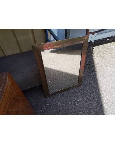 MIROIR VINTAGE LAITON 