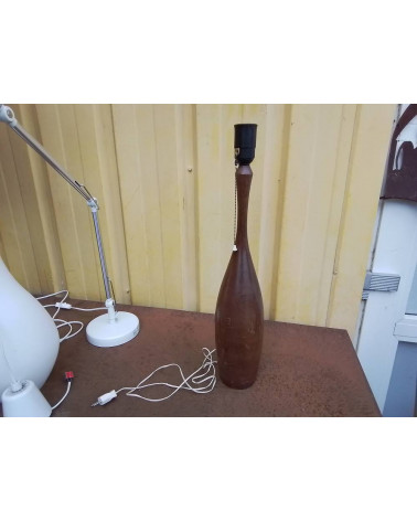 PIED DE LAMPE TECK VINTAGE 