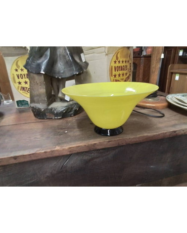 COUPE MURANO JAUNE ET NOIRE VENNINI