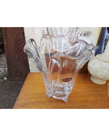 VASE CRISTALLERIE LORRAINE 