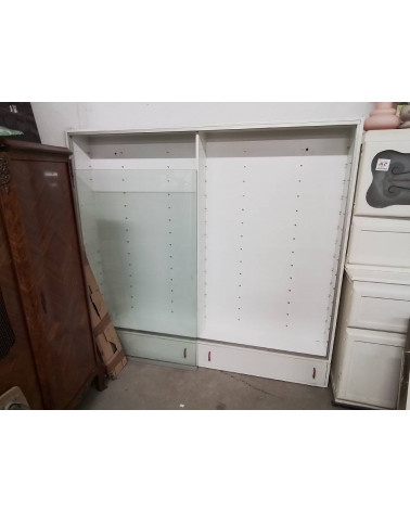 VITRINE TGM 2 PORTES COULISSANTES 