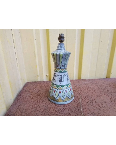 PIED DE LAMPE CÉRAMIQUE VINTAGE 