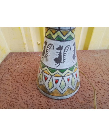 PIED DE LAMPE CÉRAMIQUE VINTAGE 