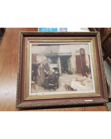 PEINTURE HENRI MARCHAL INTÉRIEUR MAISON