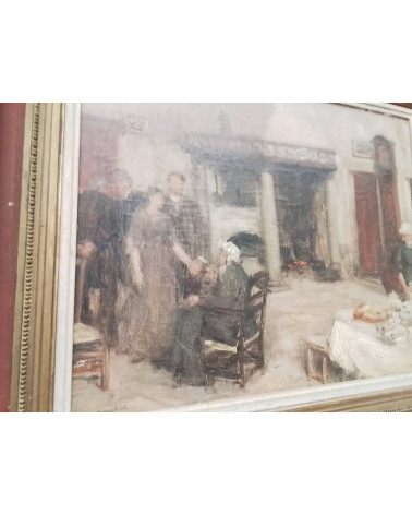 PEINTURE HENRI MARCHAL INTÉRIEUR MAISON