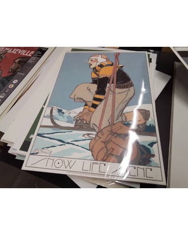 SÉRIGRAPHIE SNOW LIFE 