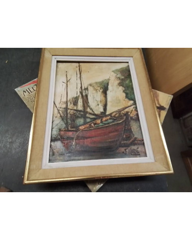PEINTURE JEAN KORDE BATEAU 