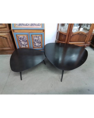 PAIRE DE TABLES GIGOGNES METAL TGM THEOLEINE AM.PM