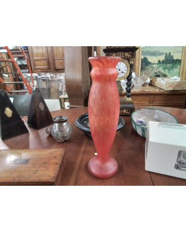 VASE PATE DE VERRE 
