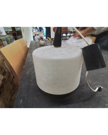 SUSPENSION VINTAGE OPALINE 