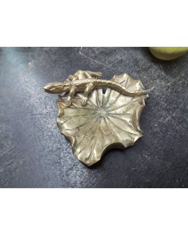 VIDE POCHE BRONZE LEZARD