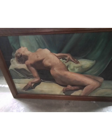 PEINTURE TGM FEMME NUE A REITTER 1944