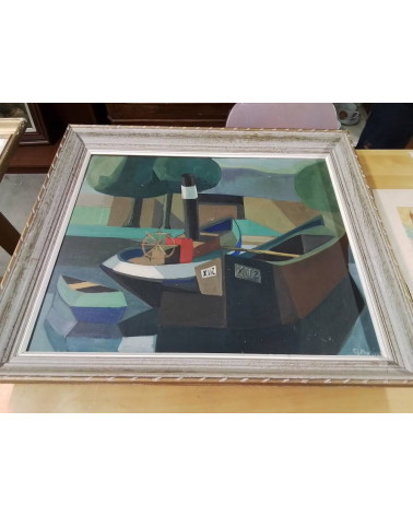 PEINTURE BATEAU GILBERT MUNIER