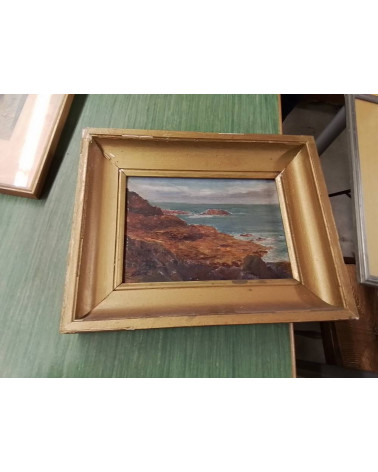 PEINTURE BORD DE MER 