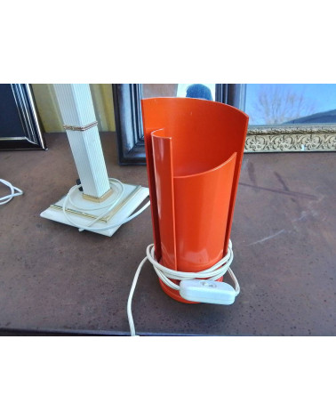 LAMPE VINTAGE METAL ORANGE 