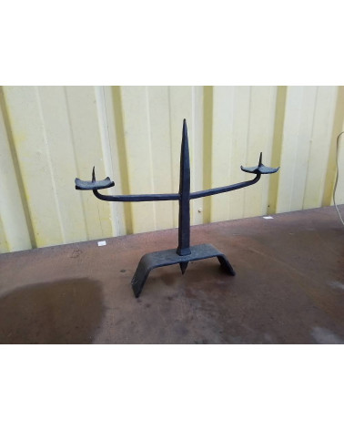 BOUGEOIR DOUBLE FER FORGE