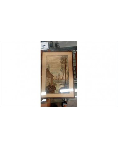 AQUARELLE SOUS VERRE