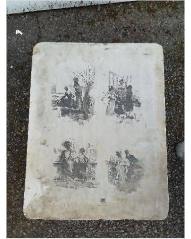 PIERRE LITHOGRAPHIQUE GM 