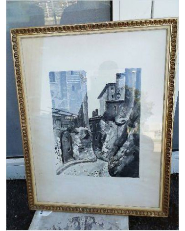 CADRE FUSAIN LAPREVOTTE RUE PEYLLORIE AVIGNON