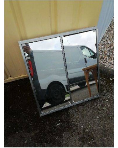 ARMOIRE MURALE SDB METAL 
