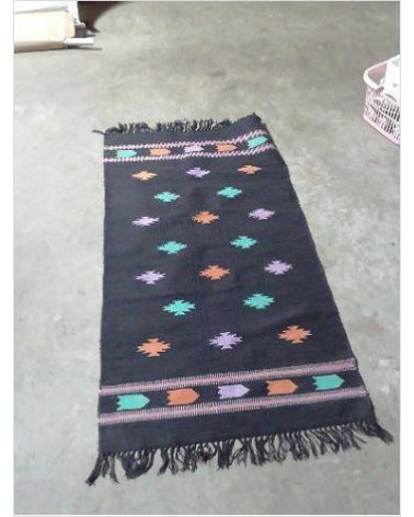 TAPIS STYLE KILIM NOIR