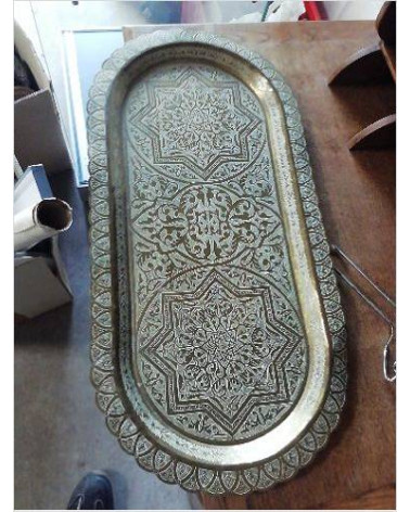 PLATEAU OVAL ORIENTAL 