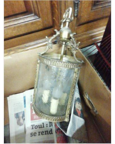 LANTERNE BRONZE 