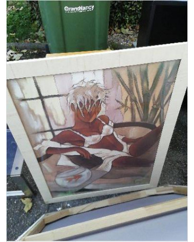 CADRE SOUS VERRE FAREL 