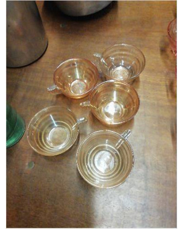 LOT DE 5 TASSES ARCOPAL 